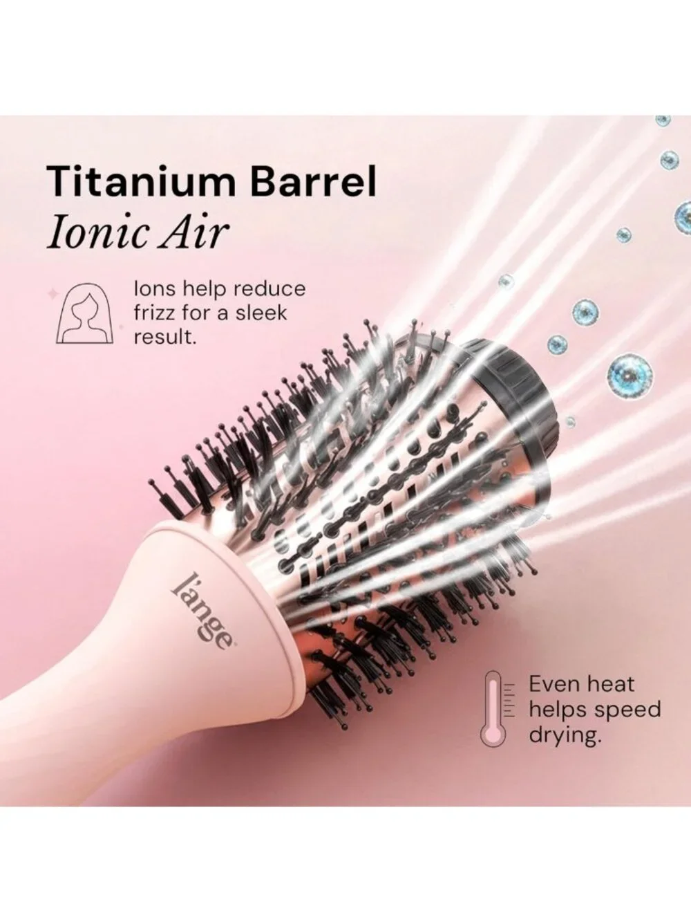 2-in-1 Titanium Blow Dryer Brush | Frizz Control & Volumizing Hot Air Styler